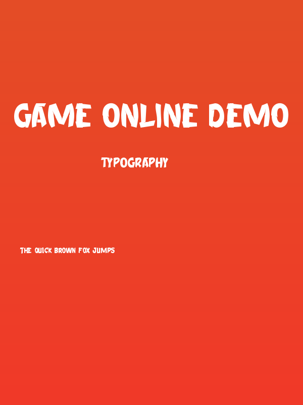 Game Online Demo Poster