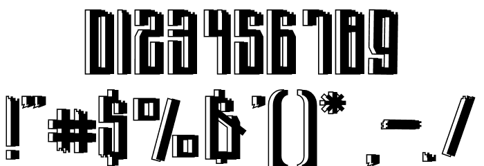 Game Over 2 Font OTHER CHARS