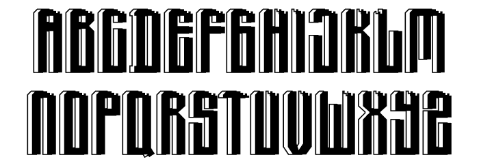 Game Over 2 Font LOWERCASE