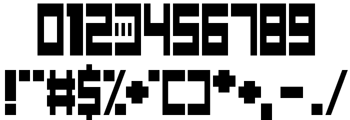 Game Over Dude Font OTHER CHARS