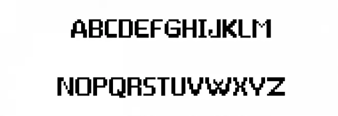 Game Over Regular Шрифта ВЕРХНИЙ