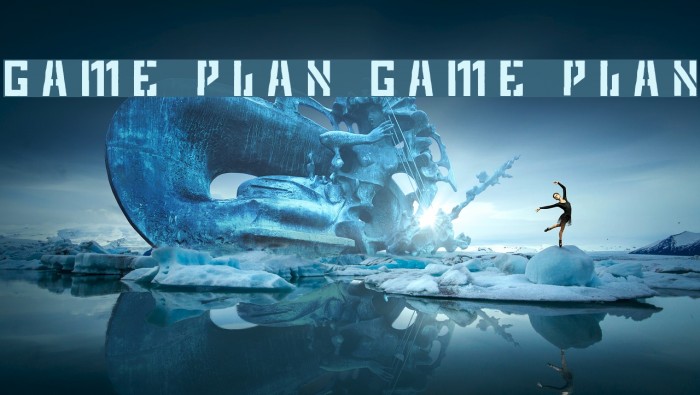 Game Plan game plan Font examples