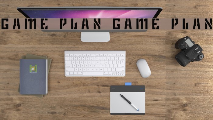 Game Plan game plan Font examples