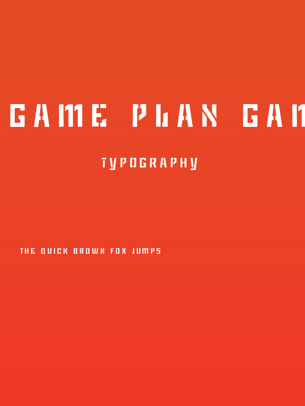 Game Plan game plan Poster
