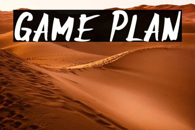 Game Plan Example 2
