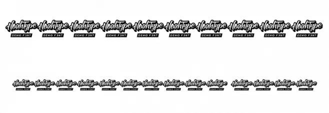 Game Play Demo Outline フォント その他の文字