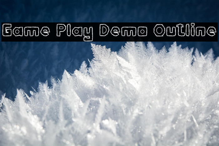 Game Play Demo Outline Example 3