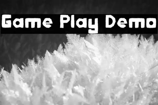 Game Play Demo フォント examples