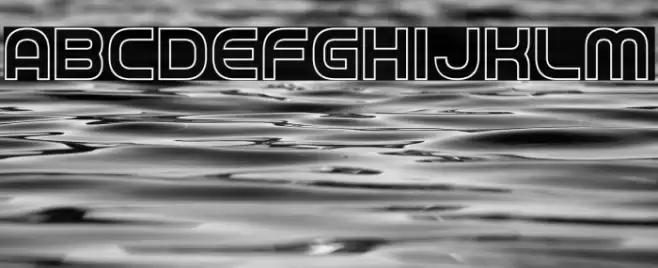 Game Played Outline Font examples