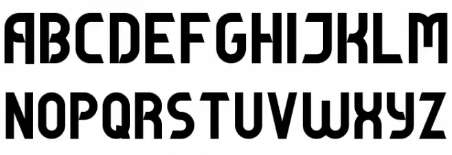 Game Sans Serif 7 Шрифта ВЕРХНИЙ