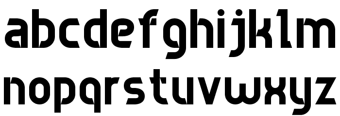 Game Sans Serif 7 Font LOWERCASE