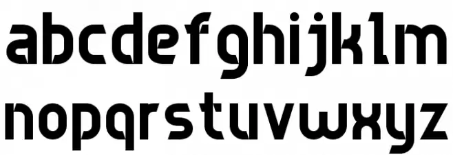 Game Sans Serif 7 Caratteri MINUSCOLO