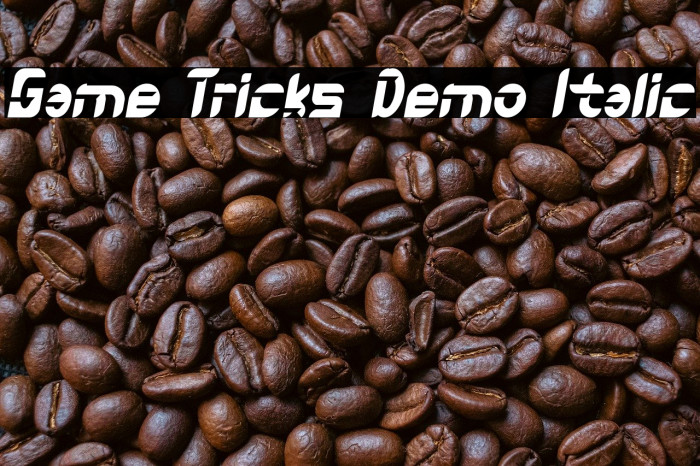 Game Tricks Demo Italic Example 1