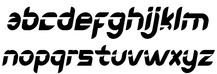 Game Tricks Demo Italic Font LOWERCASE