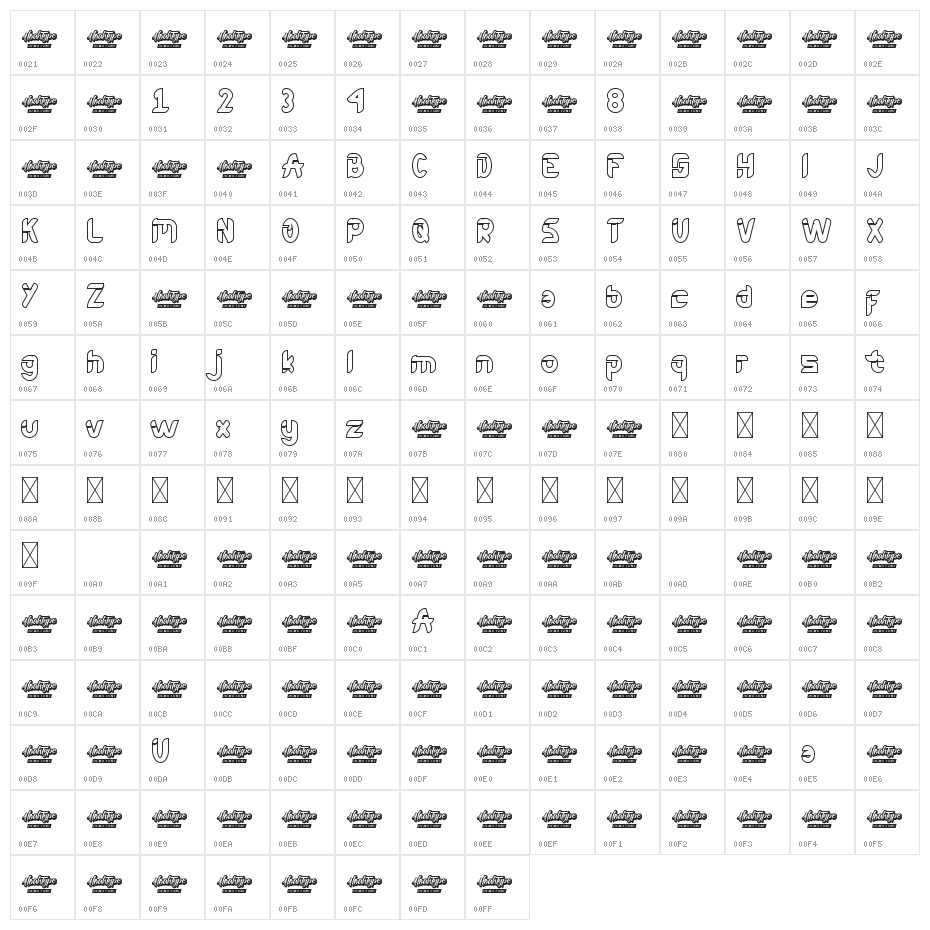 Game Tricks Demo Outline Character Map