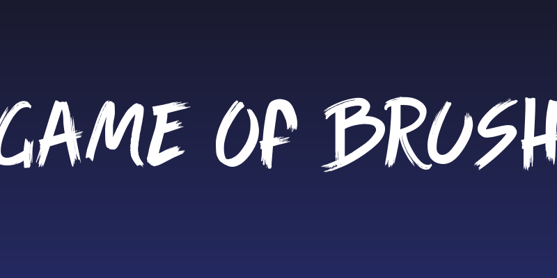 Game of Brush Social Header