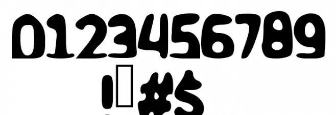 Game_Time Font OTHER CHARS