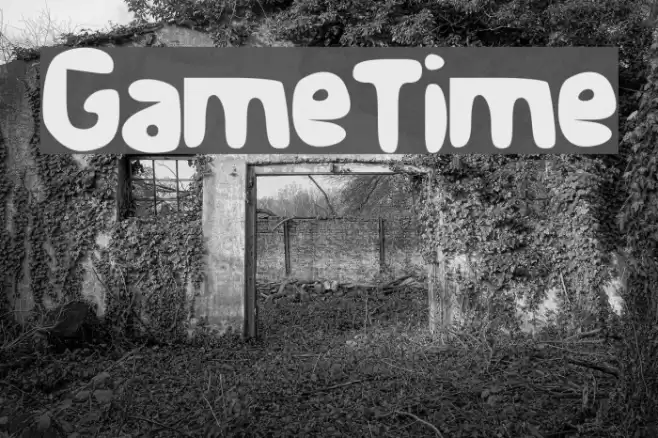 Game_Time Font examples