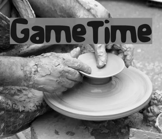 Game_Time Font examples