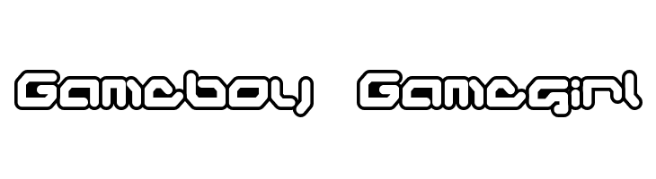 Gameboy Gamegirl Caratteri