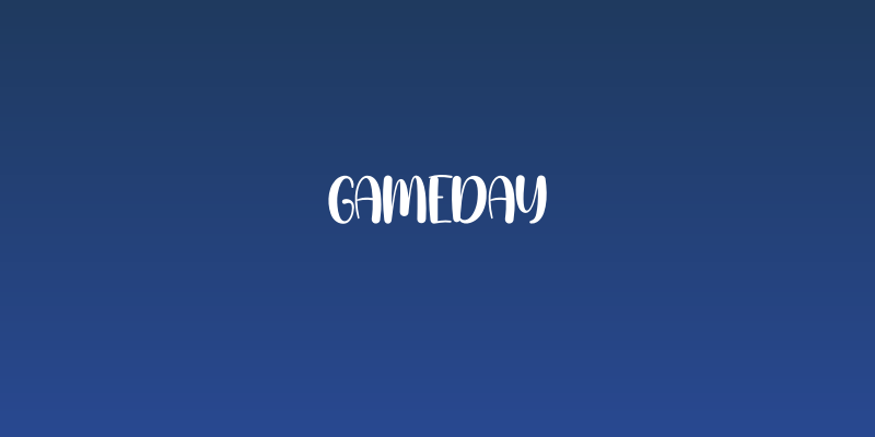 Gameday Social Header