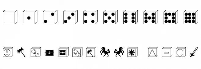 Gamedings Шрифта ДРУГИЕ символов