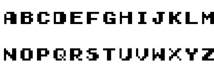 Gamegirl Classic Font LOWERCASE
