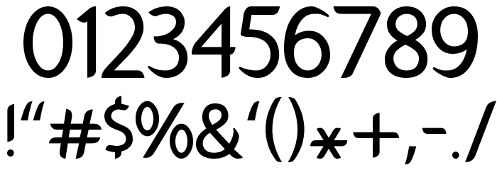 Gamelan Font OTHER CHARS
