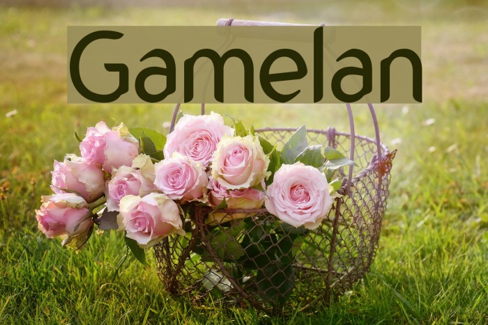 Gamelan Font examples