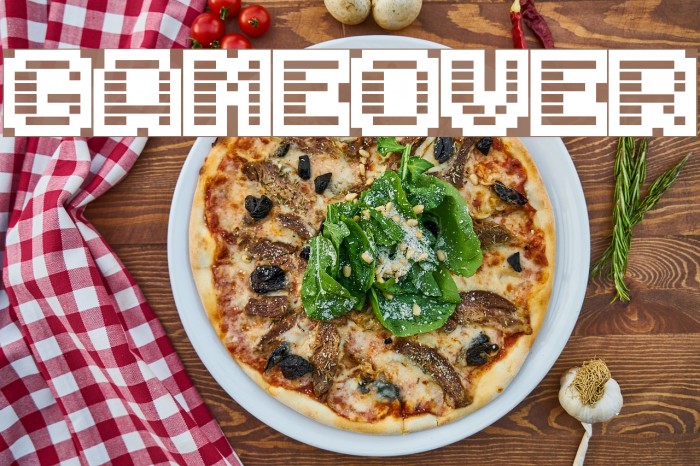Gameover フォント examples