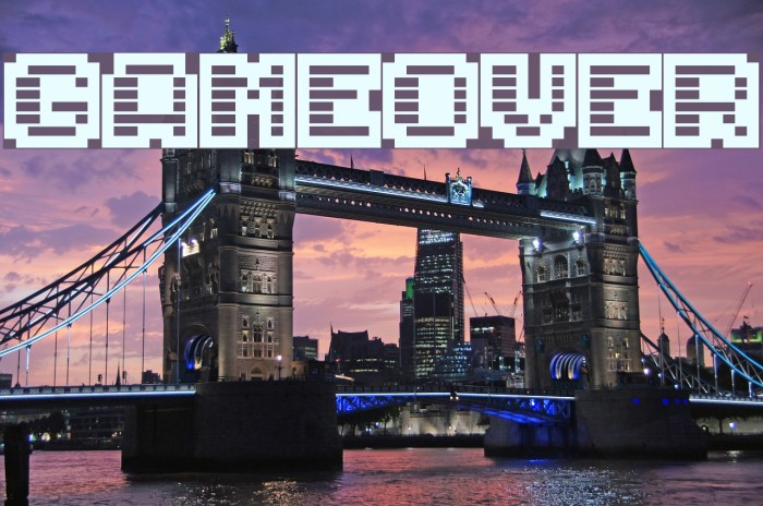 Gameover フォント examples