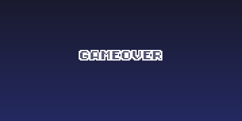 Gameover Social Header