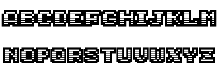 Gameover フォント 小文字