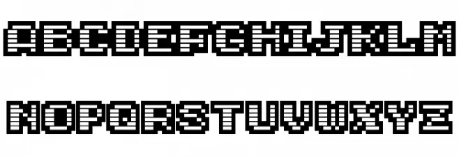 Gameover Polices MINUSCULES