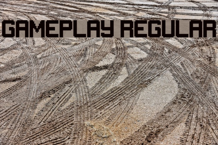 Gameplay Regular Font examples