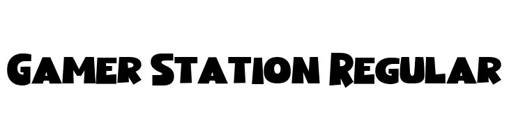 Gamer Station Regular  免费字体下载