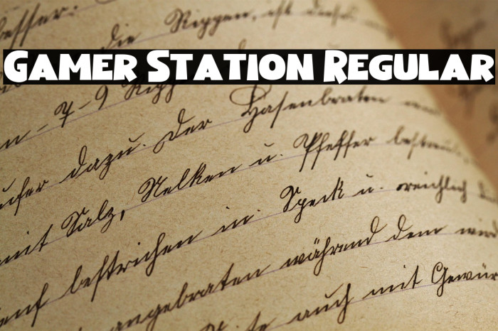 Gamer Station Regular Example 1