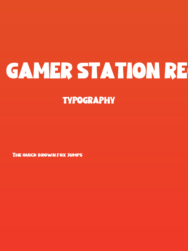 Gamer Station Regular Poster