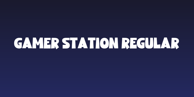 Gamer Station Regular Social Header