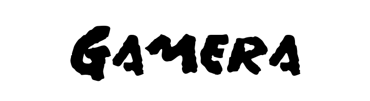 Gamera  नि: शुल्क फ़ॉन्ट्स डाउनलोड