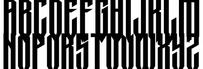 Gamerock Personal Use Schriftart Groß