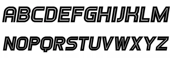 Games Italic Fonte MAIÚSCULAS