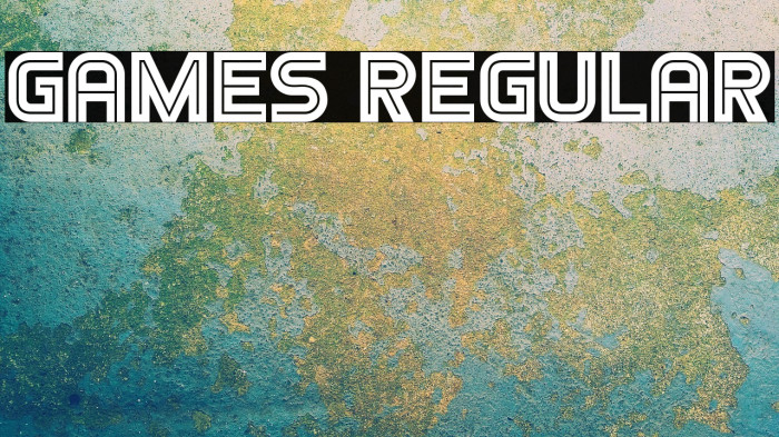 Games Regular Example 1