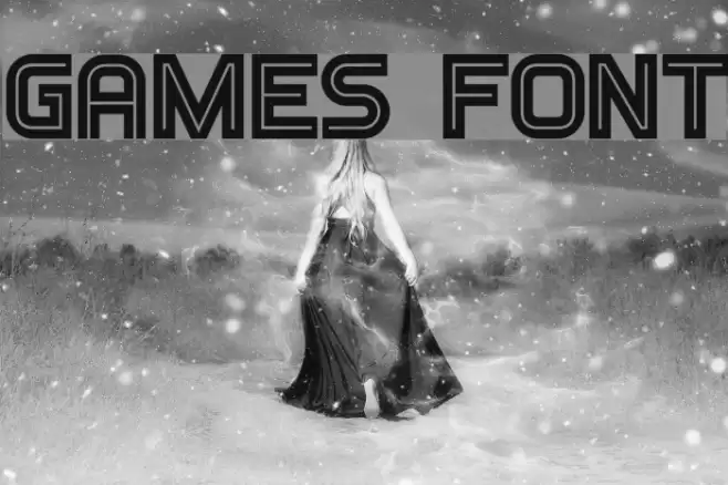 Games Font examples