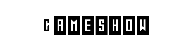Gameshow Font