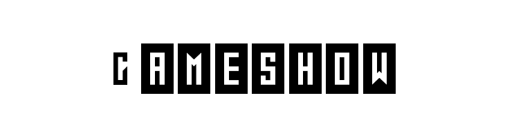Gameshow  font caratteri gratis