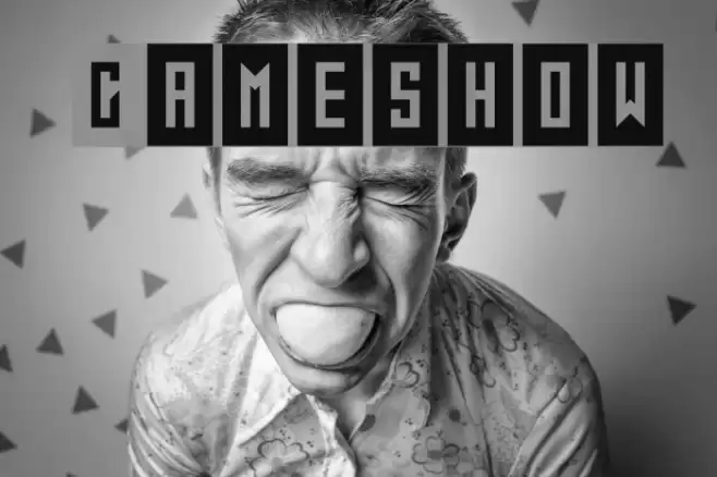 Gameshow Font examples