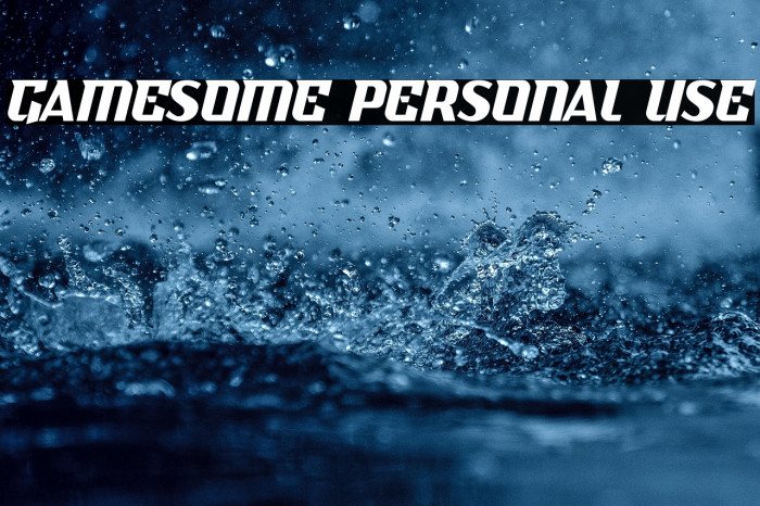 Gamesome Personal Use Example 2