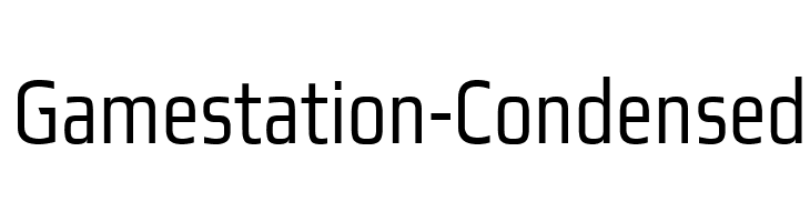 Gamestation-Condensed  Fuentes Gratis Descargar