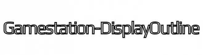 Gamestation-DisplayOutline  Free Fonts Download